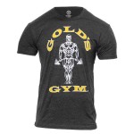 GGTS-002 Camiseta Gold Gym Muscle Joe Charcoal Marl