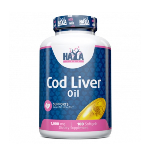 Cod Liver Oil 1000 mg - 100 Softgels