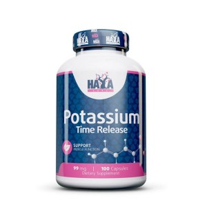 Sustained Release Potassium 99 mg - 100 caps.