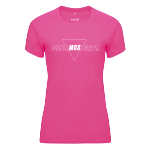 Camiseta PMF Mujer (manga corta) Granate
