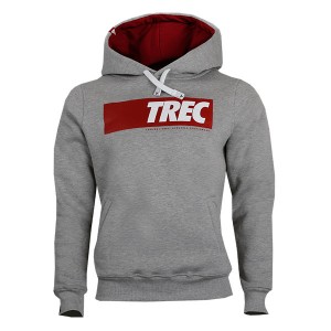 TTA - HOODIE 044/MELANGE - Sudadera Trec Nutrition Gris 01
