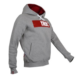 TTA - HOODIE 044/MELANGE - Sudadera Trec Nutrition Gris 01