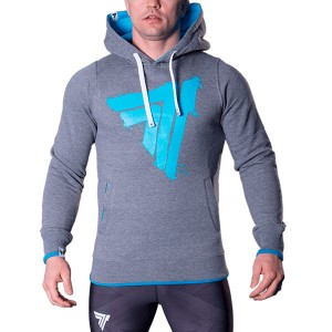 HOODIE 032/Gray - Sudadera Trec Nutrition Gris 02