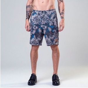 HBE12169 - Pantalon corto LAMAFIA Gray Flowers