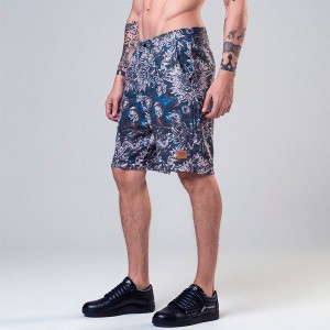 HBE12169 - Pantalon corto LAMAFIA Gray Flowers
