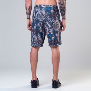 HBE12169 - Pantalon corto LAMAFIA Gray Flowers
