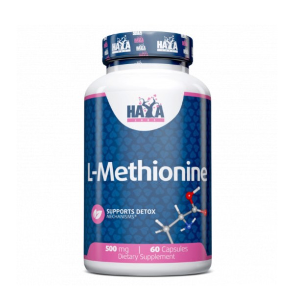 L-Methionine 500mg - 60 caps.