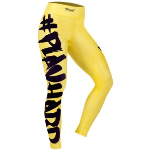 TW LEGGINGS TRECGIRL 15 - Mallas Trec Nutrition Amarillas