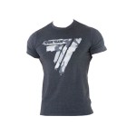T-SHIRT - PLAY HARD 012 - CAMO - GRAPHITE MELANGE - Camiseta Trec Nutrition Gris