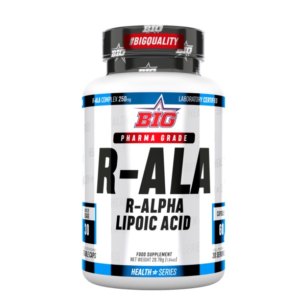R-ALA (Racemic Alpha Lipoic Acid) - 60 caps.
