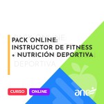 Pack Online: Instructor de fitness + Nutricion deportiva