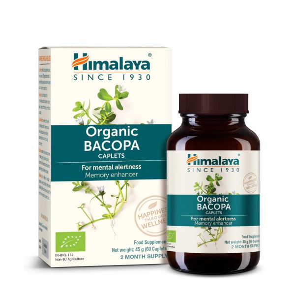 Organic Bacopa - 60 caps.