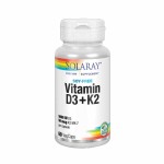 Vitamina D3 + K-2 (MK7) - 60 vcaps.