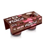 FlanCell Chocolate con Sirope de Fresa - 2 unid. x 135 gr