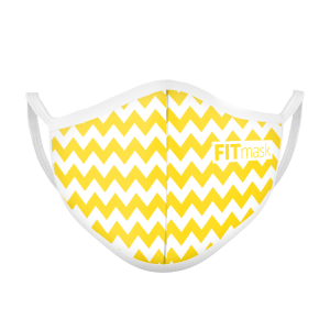Mascarilla FITmask Chevron Yellow - Adulto