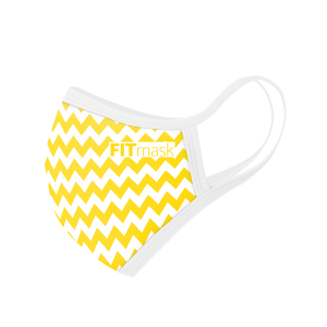 Mascarilla FITmask Chevron Yellow - Adulto