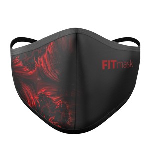 Mascarilla FITmask PRO Red Fractal - Adulto