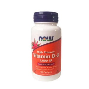 Vitamin D-3 1000IU High Potency - 180 perlas