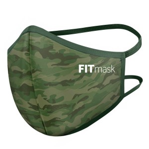 Mascarilla FITmask PRO Green Camo - Ni&ntilde;o