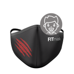 Mascarilla FITmask PRO Red Scrape - Ni&ntilde;o