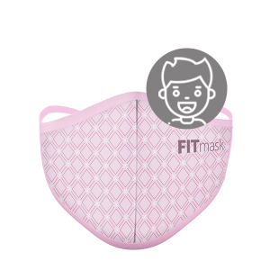 Mascarilla FITmask PRO Geometric Pink - Ni&ntilde;o