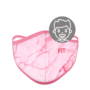Mascarilla FITmask PRO Pink Marble - Ni&ntilde;o