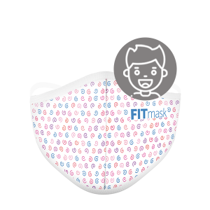 Mascarilla FITmask PRO Colour Spirals - Ni&ntilde;o