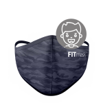Mascarilla FITmask PRO Black Camo - Ni&ntilde;o