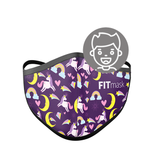 Mascarilla FITmask PRO Unicorn Fantasy - Ni&ntilde;o