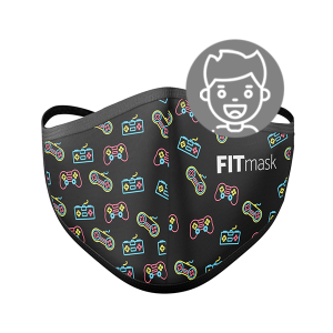 Mascarilla FITmask PRO Retro Gamer - Ni&ntilde;o