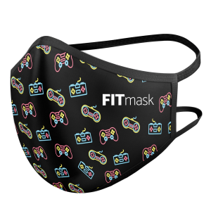 Mascarilla FITmask PRO Retro Gamer - Ni&ntilde;o