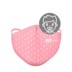 Mascarilla FITmask PRO Pink Dots - Ni&ntilde;o