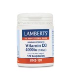 Vitamina D3 4000 UI (100 mcg) - 120 caps.