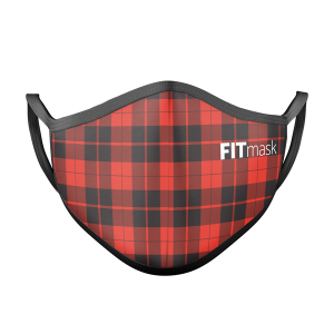 Mascarilla FITmask Red Tartan - Adulto