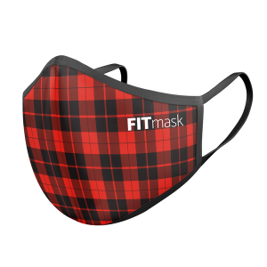 Mascarilla FITmask Red Tartan - Adulto